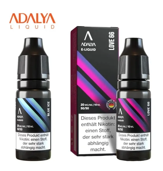 Adalya, Adalya Liquid, Nikotinsalz, Nikotinsalzliquid, 20mg, E-Liquid, Fruchtliquid, Tabakliquid, Adalya Geschmack, Nikotin, Salzliquid,Adalya, Love 66, Love66, Adalya Liquid, Nikotinsalz, 20mg, fruchtig, E-Liquid, Wasser­melone, Honigmelone, Maracuja, Mi